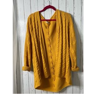 Mustard Cardigan
